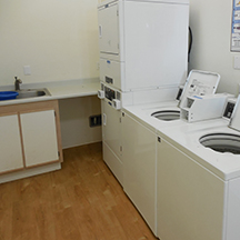 Remodeled laundry room