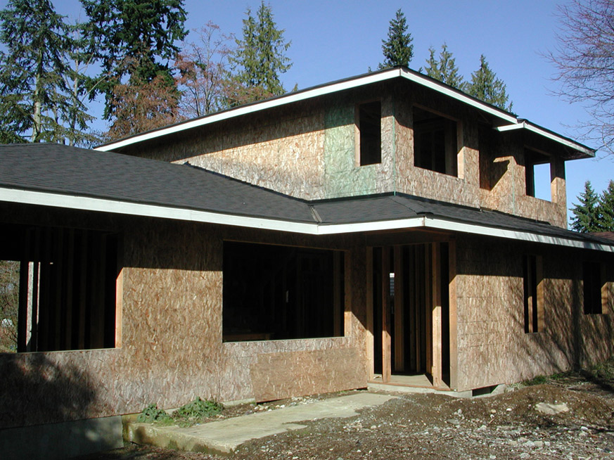 Lynnwood house addition construction view